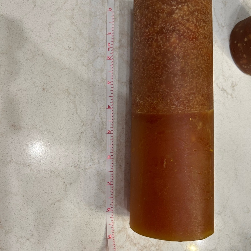 Elegant Brown Pillar Candles - Picture 6 of 6